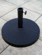 Base per ombrellone palo centrale in resina 14kg Ø49xH32 cm Circle nero