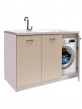 Mobile lavatoio porta lavatrice dx 3 ante cm 124x65 Sfera 2 Avana