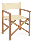 Set 4 sedie con braccioli in alluminio Bizzotto KUBIK Antracite
