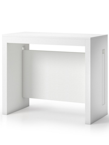 Tavolo consolle estensibile L44/186xP90xH76 cm EXTEND90 Bianco effetto legno