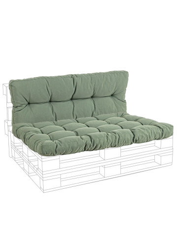 Set cuscini per divano pallet schienale e seduta POLY230 Cactus