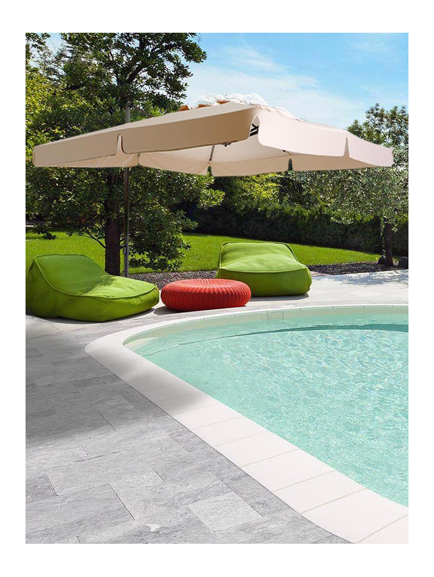 Ombrellone In Alluminio Mt 3 Colore Ecru PULLY