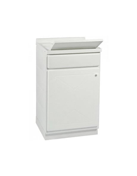 Mobile lavanderia con lavatoio resina Pvc cm 50x50 1 anta Mod. Lindol Mobile lavanderia con lavatoio resina Pvc cm 50x50 1 anta Mod. Lindol