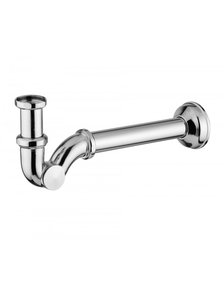 Sifone,Bottiglia,piletta,lavabo 1/" ottone brunito tubo 50 cm LB-0165//B50