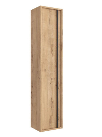 Mobile colonna in legno a 1 anta cm 30 x 24 x 140 modello Attila colore rovere Ostippo